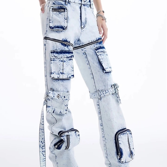 🔥zipper fly denim jeans - Picture 3 of 5